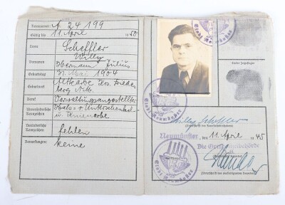 WW2 German Soldbuch to Willi Scheffer, Kriegsmarine Coastal Artillery Unit in Croatia - 13