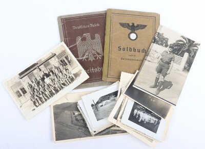 WW2 German Soldbuch to Obersch&uuml;tze Anton Racky, Sch&uuml;tzen-Regiment 104, 15. Panzer-Division, Afrika