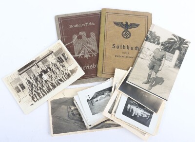 WW2 German Soldbuch to Obersch&uuml;tze Anton Racky, Sch&uuml;tzen-Regiment 104, 15. Panzer-Division, Afrika - 2
