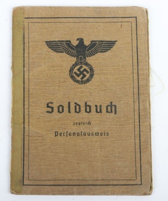 WW2 German Soldbuch to Obersch&uuml;tze Anton Racky, Sch&uuml;tzen-Regiment 104, 15. Panzer-Division, Afrika - 3
