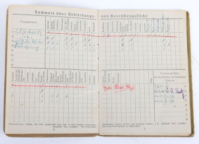 WW2 German Soldbuch to Obersch&uuml;tze Anton Racky, Sch&uuml;tzen-Regiment 104, 15. Panzer-Division, Afrika - 7