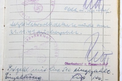 WW2 German Soldbuch to Obersch&uuml;tze Anton Racky, Sch&uuml;tzen-Regiment 104, 15. Panzer-Division, Afrika - 10