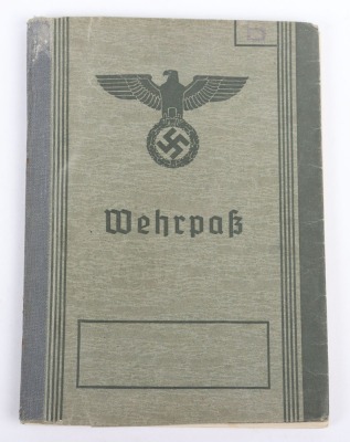 WW2 German Wehrpass to Josef Be&uuml;ker, former SA member, Generalkommando II. Fallschirm-Korps, Normandy 1944 - 2