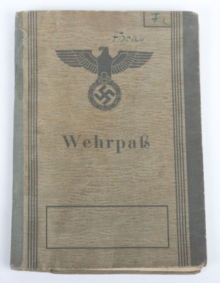 WW2 German Wehrpass to Josef Be&uuml;ker, former SA member, Generalkommando II. Fallschirm-Korps, Normandy 1944 - 11