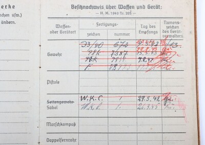 WW2 German Soldbuch to SS-Unterscharf&uuml;hrer Erich Ludwig, SS-Gebirgs-Division &ldquo;Nord&rdquo; - 10