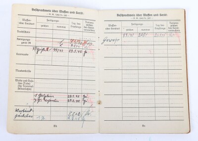WW2 German Soldbuch to SS-Unterscharf&uuml;hrer Erich Ludwig, SS-Gebirgs-Division &ldquo;Nord&rdquo; - 11