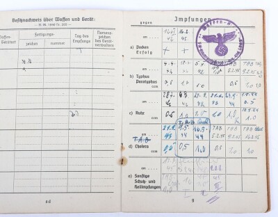 WW2 German Soldbuch to SS-Unterscharf&uuml;hrer Erich Ludwig, SS-Gebirgs-Division &ldquo;Nord&rdquo; - 12