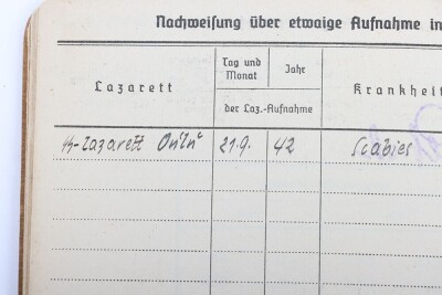 WW2 German Soldbuch to SS-Unterscharf&uuml;hrer Erich Ludwig, SS-Gebirgs-Division &ldquo;Nord&rdquo; - 14
