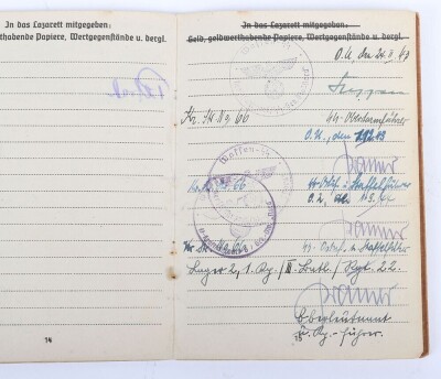 WW2 German Soldbuch to SS-Unterscharf&uuml;hrer Erich Ludwig, SS-Gebirgs-Division &ldquo;Nord&rdquo; - 15