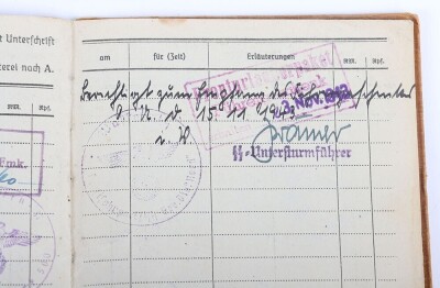 WW2 German Soldbuch to SS-Unterscharf&uuml;hrer Erich Ludwig, SS-Gebirgs-Division &ldquo;Nord&rdquo; - 19