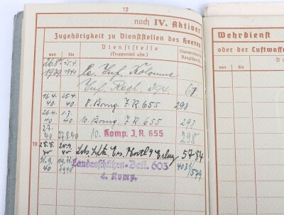 Third Reich Wehrpass and OT-Dienstbuch to Gefr. Paul Tauscher, Polish Campaign and later Organisation Todt Service - 6