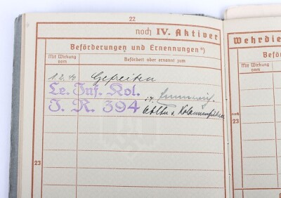 Third Reich Wehrpass and OT-Dienstbuch to Gefr. Paul Tauscher, Polish Campaign and later Organisation Todt Service - 7