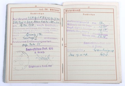 Third Reich Wehrpass and OT-Dienstbuch to Gefr. Paul Tauscher, Polish Campaign and later Organisation Todt Service - 8