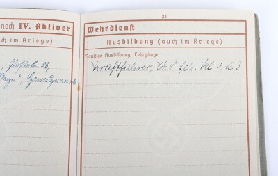 WW2 German Wehrpass to Obergefreiter Franz Hoffmann, Division &ldquo;Hermann G&ouml;ring&rdquo;, Italy 1943 - 10