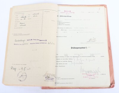 WW2 German SS Personnel File to SS-Unterscharf&uuml;hrer Otto Kasten, Waffen-SS Erg&auml;nzungsamt Ostsee, SS-Polizei Panzergrenadier Division - 3
