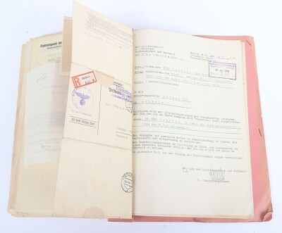 WW2 German SS Personnel File to SS-Unterscharf&uuml;hrer Otto Kasten, Waffen-SS Erg&auml;nzungsamt Ostsee, SS-Polizei Panzergrenadier Division - 6