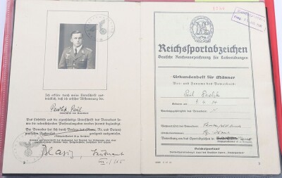 Luftwaffe Award Document Grouping to Uffz. P. Pawlik, Air Gunner of 1.(F)/124 - 15