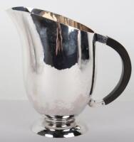 A modernist silver jug, Thomas Bradbury & Sons, Sheffield 1939