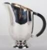 A modernist silver jug, Thomas Bradbury & Sons, Sheffield 1939
