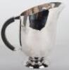 A modernist silver jug, Thomas Bradbury & Sons, Sheffield 1939 - 2