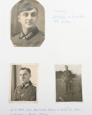 WW2 German Award Document Grouping to Leutnant Fritz Wittenbecher, 8./J&auml;ger-Regiment 741, 114. J&auml;ger-Division - 27