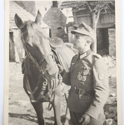 WW2 German Award Document Grouping to Leutnant Fritz Wittenbecher, 8./J&auml;ger-Regiment 741, 114. J&auml;ger-Division - 30