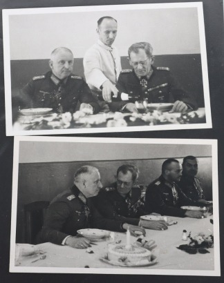 Interesting Grouping of Private Photographs from Generaloberst Frhr von Weichs Inspecting a Command Post and Hospital on the Eastern Front