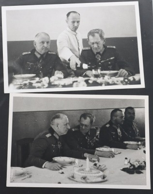 Interesting Grouping of Private Photographs from Generaloberst Frhr von Weichs Inspecting a Command Post and Hospital on the Eastern Front