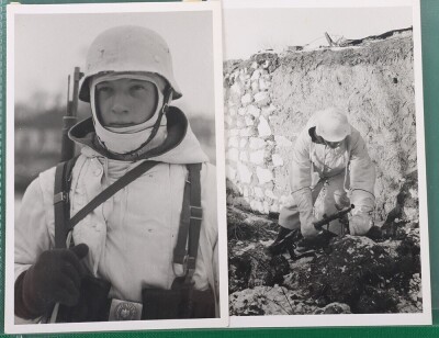 Interesting Grouping of Private Photographs from Generaloberst Frhr von Weichs Inspecting a Command Post and Hospital on the Eastern Front - 11