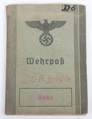 Wehrpass and Panzer Assault Badge recommendation document to a Panther tank crewman, 116. Panzer-Division &ldquo;Windhund&rdquo; - 3