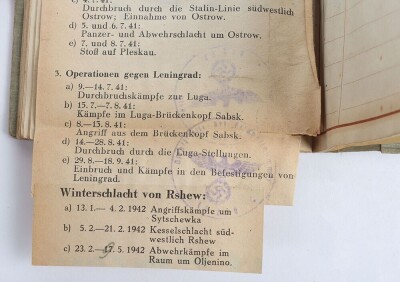 Wehrpass and Panzer Assault Badge recommendation document to a Panther tank crewman, 116. Panzer-Division &ldquo;Windhund&rdquo; - 13