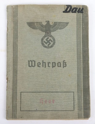 Wehrpass and Panzer Assault Badge recommendation document to Panther tank radio operator Karl Daubert, 116. Panzer-Division &ldquo;Windhund&rdquo; - 7
