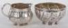 A Victorian silver sugar and cream, Richard Sibley, London 1871 - 2