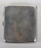A silver and enamel import cigarette case, Skinner & Co, 1900 marked .925 - 2