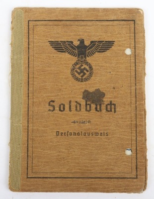 Soldbuch and Award Document Grouping to Oberleutnant Liesenfeld, Member of Geb. Jg. Btl. 201 - 3