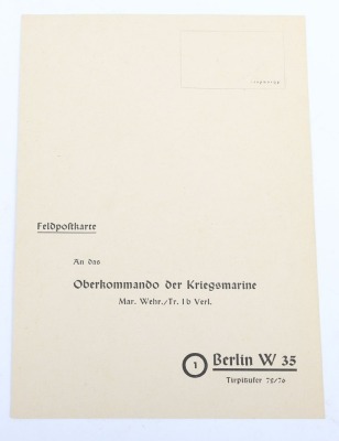 WW2 German Kriegsmarine U-Boat KIA Document Group to Maschinengefr. Theodor Fuchs, KIA on U-656 - 12