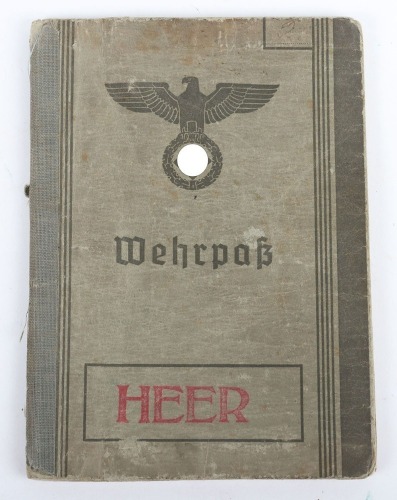 Wehrpass naar Gefr. H. Reichenau, 60. Infanterie Division