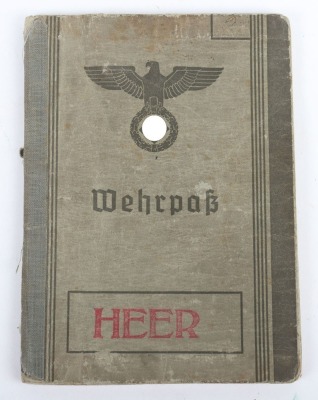 Wehrpass naar Gefr. H. Reichenau, 60. Infanterie Division
