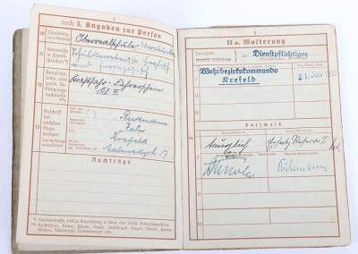 Wehrpass to Uffz. Rolf Lindemann, Iron Cross 2nd Class recipient, Aufkl&auml;rungs-Abt 8, Panzer Reconnaissance unit - 5