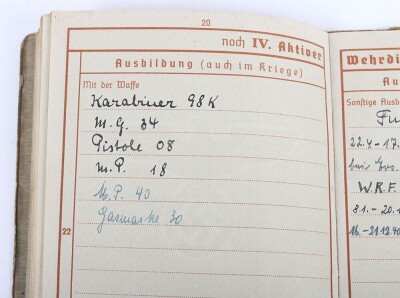 Wehrpass to Uffz. Rolf Lindemann, Iron Cross 2nd Class recipient, Aufkl&auml;rungs-Abt 8, Panzer Reconnaissance unit - 10