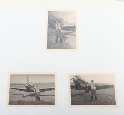 Large Interesting Luftwaffe Fighter Pilot Grouping to Hauptmann Fritz Stendel from Jaggeschwader 51 - 25