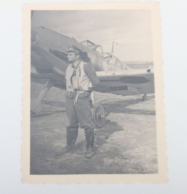 Large Interesting Luftwaffe Fighter Pilot Grouping to Hauptmann Fritz Stendel from Jaggeschwader 51 - 26