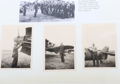 Large Interesting Luftwaffe Fighter Pilot Grouping to Hauptmann Fritz Stendel from Jaggeschwader 51 - 38