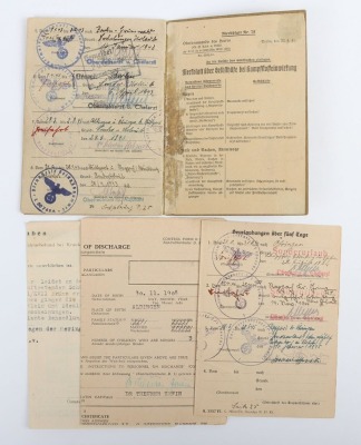 WW2 German Luftwaffe Soldbuch to Stabsarzt Dr. Theurer - 5