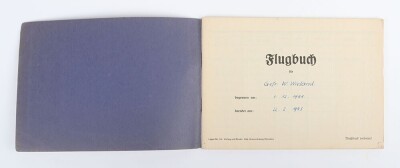 Two German Luftwaffe Log Books &ldquo;Flugbucher&rdquo; from Gefr. Wieland - 2