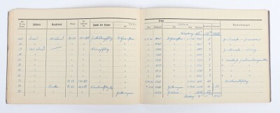 Two German Luftwaffe Log Books &ldquo;Flugbucher&rdquo; from Gefr. Wieland - 6