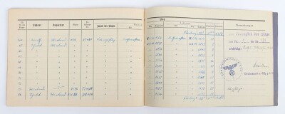 Two German Luftwaffe Log Books &ldquo;Flugbucher&rdquo; from Gefr. Wieland - 7