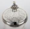 A Victorian silver mustard pot, William Evans, London 1864 - 6