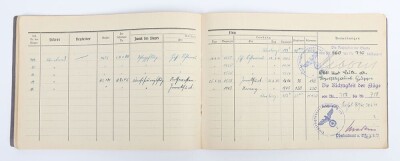 Two German Luftwaffe Log Books &ldquo;Flugbucher&rdquo; from Gefr. Wieland - 12