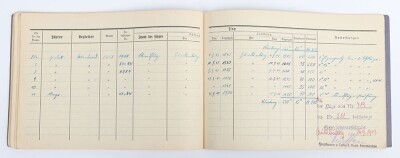 Two German Luftwaffe Log Books &ldquo;Flugbucher&rdquo; from Gefr. Wieland - 15